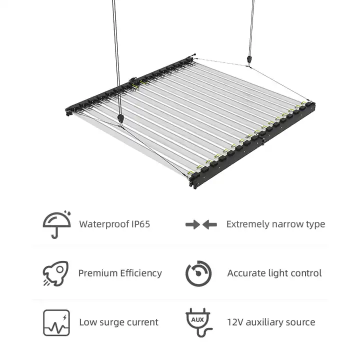 16 barre 1000W all'ingrosso dello spettro completo LED crescono la luce per la crescita dell'industria - LX-GLM120-16 